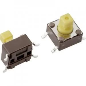 Image of Mentor 1254.1307 Pushbutton 12 Vdc 0.05 A 1 x OffOn momentary