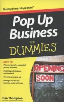 Image of Pop up Business for Dummies by Dan Thompson Book