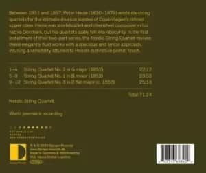 Image of Peter Heise - Peter Heise: String Quartets - Volume 1 CD Album - Used