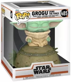 Image of Star Wars The Mandalorian - Grogu Using The Force Vinyl Figur 485 Funko Pop! multicolor