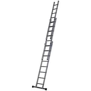 Image of Werner Professional 5.7m 3 Section Aluminium Extension Ladder
