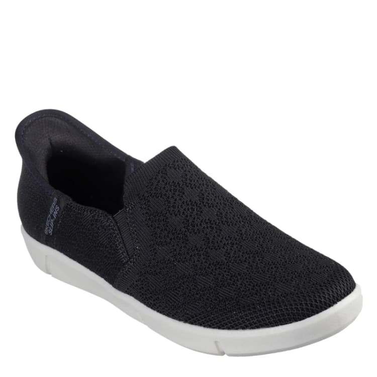 Image of Skechers Womens Breezest Slip On Trainers Black female 2 (35)