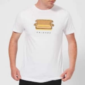 Image of Friends Couch Mens T-Shirt - White - 3XL