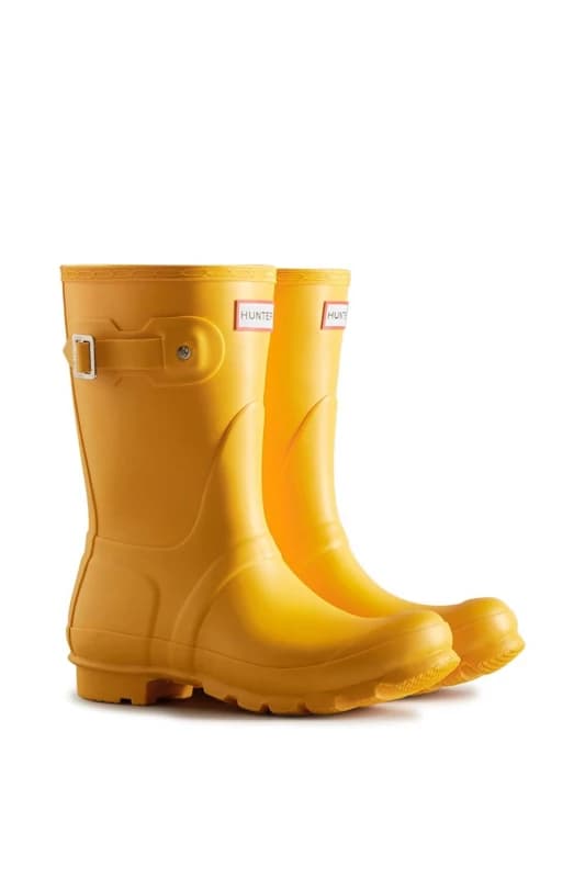 Image of Hunter Original Short Wellington Boots - Yellow Yellow 5