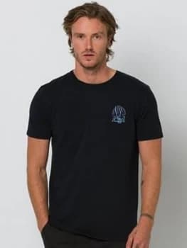 Image of Animal Delux Slave To Graphic T-Shirt - Black