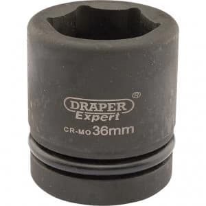 Image of Draper Expert 1" Drive Hexagon Impact Socket Metric 1" 36mm
