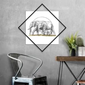 Image of Wisdom Multicolor Decorative MDF Painting