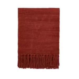 Image of William Morris Crown Imperial Woven Throw, Red