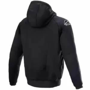 Image of Alpinestars Chrome Ignition Hoodie Black Red Fluo M