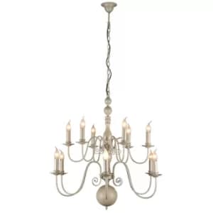 Image of Brugge Multi Arm Chandeliers Ivory