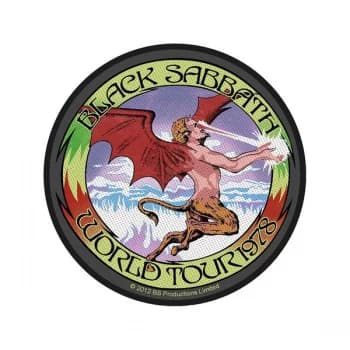 Image of Black Sabbath - World Tour 1978 Standard Patch