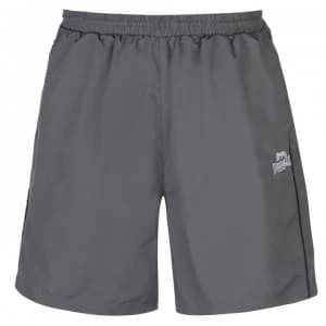 Image of Lonsdale Pocketed Woven Shorts Mens - Charcoal