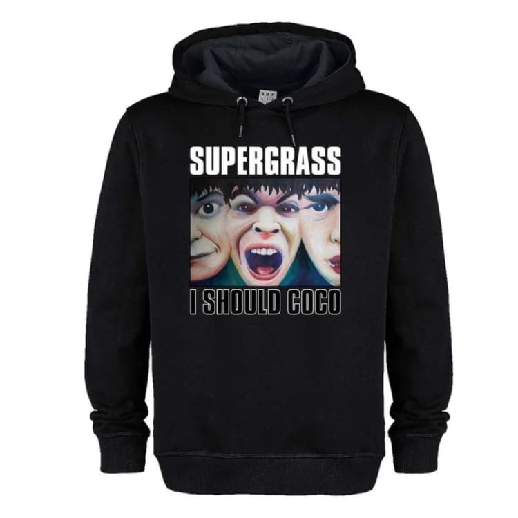 Image of Amplified Mens I Should Coco Supergrass Hoodie in Black Size: XS Black Male XS
