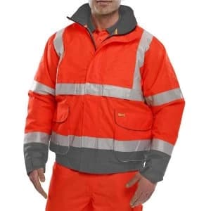 Image of BSeen XXXXL Bomber Jacket RedGrey