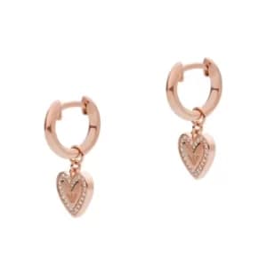 Image of Emporio Armani EG3552221 Silver Hoop Earrings