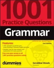 Image of Grammar: 1001 Practice Questions For Dummies (+ Free Online Practice)