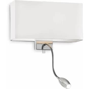 Image of Ideal Lux Hotel - 1 Light Indoor Wall Light White, E27