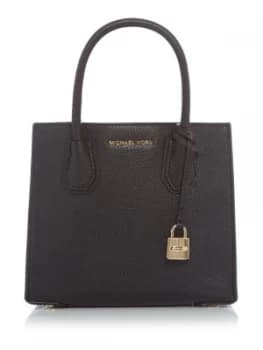 Image of Michael Kors Mercer Black medium tote bag Black