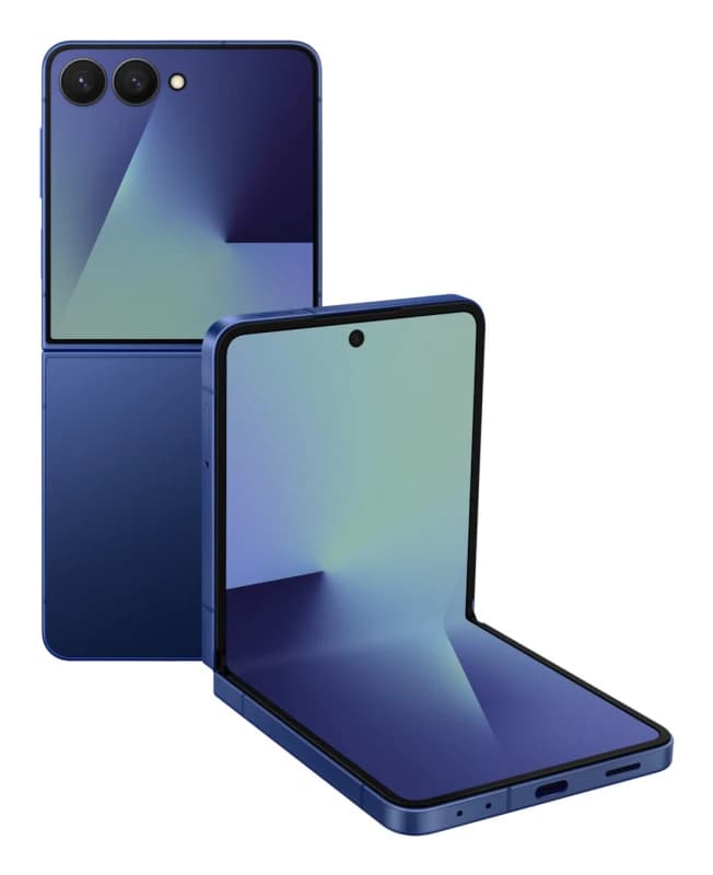 Image of Samsung Galaxy Z Flip7 5G 256GB Smartphone in Blue Shadow