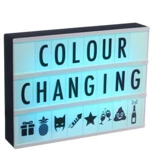 Image of Gingersnap A4 Colour Changing Light Box with Letters
