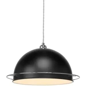 Image of Bauhaus Metal Pendant Black / Chrome