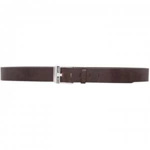 Image of Diesel Bluestar Leather Belt - Dark Brown