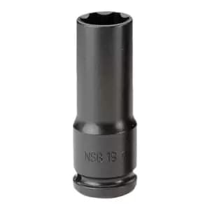 Image of Facom NSB.18 18mm 6PT Deep 1/2" Drive Thinwall Imperial Socket