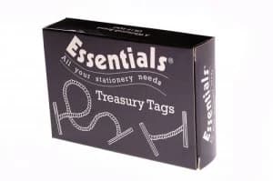 Image of ValueX Treasury Tag Plastic 152mm (Pack 100)