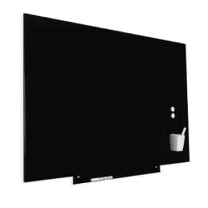 Image of ROCADA Skinliquid Dry-Wipe Board with Magnetic Lacquered Surface 100x150cm - Bla