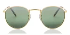 Image of Ray-Ban Sunglasses RB3637 New Round Polarized 9196G4