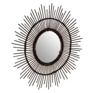 Image of Batu Wall Mirror Black