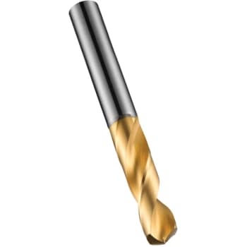 Image of R520 7.00MM Carbide CDX Straight Shank Stub Drill - TiN Coated