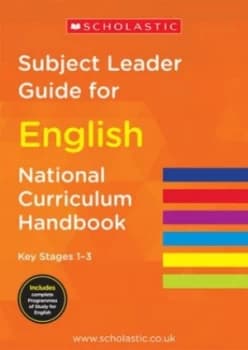 Image of Subject Leader Guide for English. Key Stage 1-3 by Scholastic Paperback