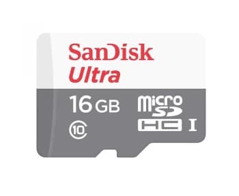 Image of SanDisk Ultra 16GB Micro SDHC Memory Card