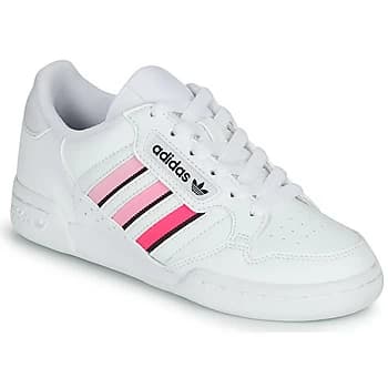 Image of adidas CONTINENTAL 80 STRI J Girls Childrens Shoes Trainers in White