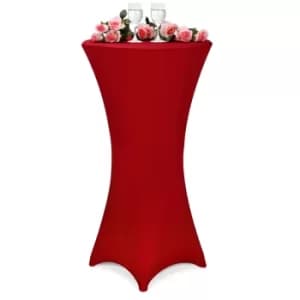 Image of Cocktail Table Cover Red 80cm