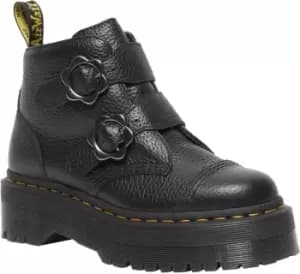 Image of Dr. Martens Devon FLWR - Black Milled Nappa Boot black