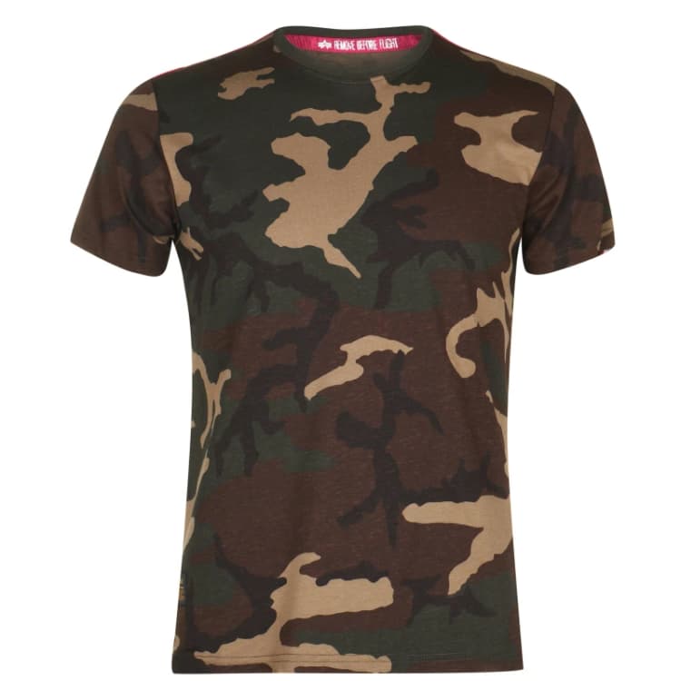 Image of Alpha Industries Rbf Tape T-Shirt Green male Medium
