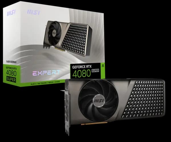 Image of MSI GeForce RTX 4080 SUPER EXPERT 16GB GDDR6X Graphics Card