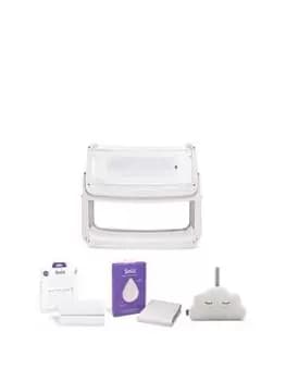 Image of Snuz SnuzPod4 Bedside Crib Starter Bundle - Rose White, Pink