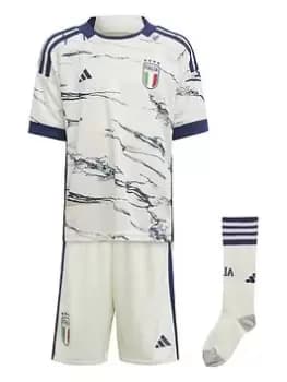 Image of Adidas Italy Home Mini Kit, White, Size 18-24 Months