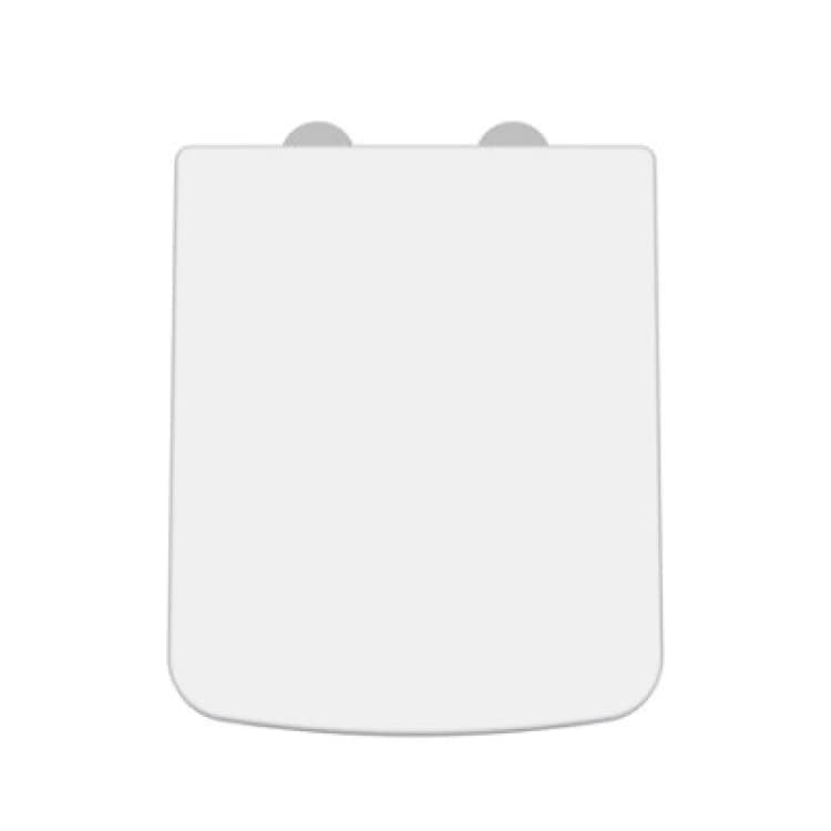Image of Balterley Luxury Square Top Fix Soft Close - Tapered Edge - White White unisex