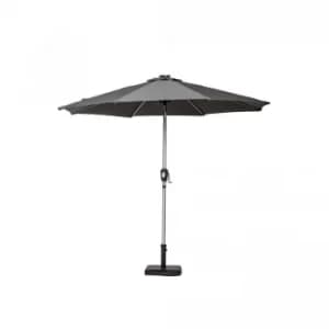 Image of Solar LED Crank and Tilt Parasol