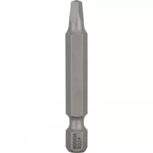 Image of Bosch Square Extra Hard Screwdriver Bit R2 Square 50mm Pack of 3