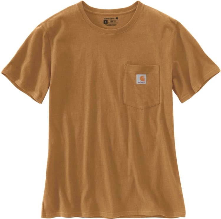 Image of Carhartt Workwear Pocket, t-shirt women , color: Brown (211) , size: M