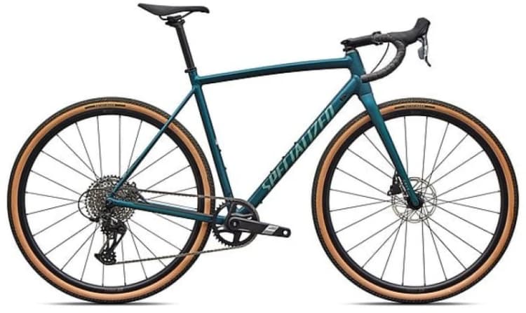 Image of Specialized 2026 Crux DSW Comp Gravel Bike 54 Emerald Metallic/Fjord Metallic - Cycles UK