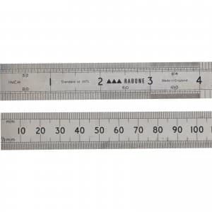 Image of Stanley 64R Engineers Steel Rustless Rule 12" / 300mm