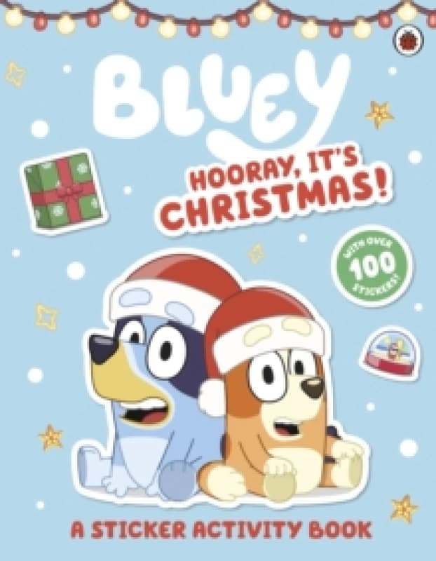 Image of Bluey Bluey: Hooray It's Christmas Sticker Activity Book Multi unisex