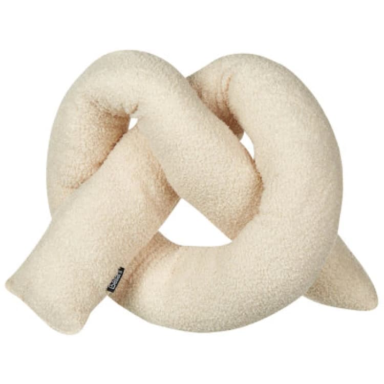 Image of Beliani Throw Cushion Gladiolus Boucle 172 X 14cm Beige Solid