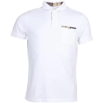 Image of Barbour Corpatch Polo Shirt - White